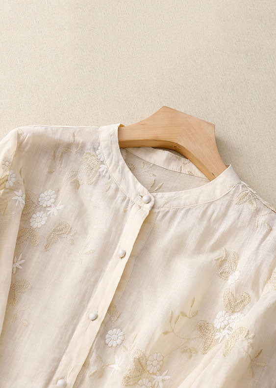 Lilia | Women's Summer Vintage Embroidered Shirt