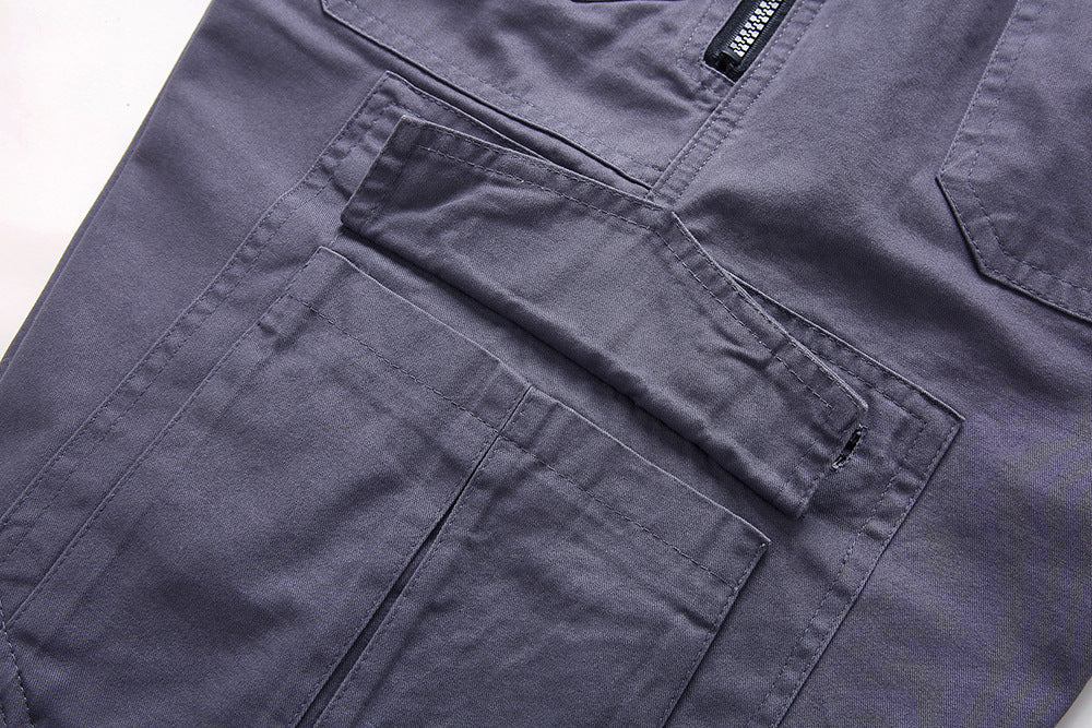 Logan's Cargo Shorts with Zipper Pockets and Adjustable Waist