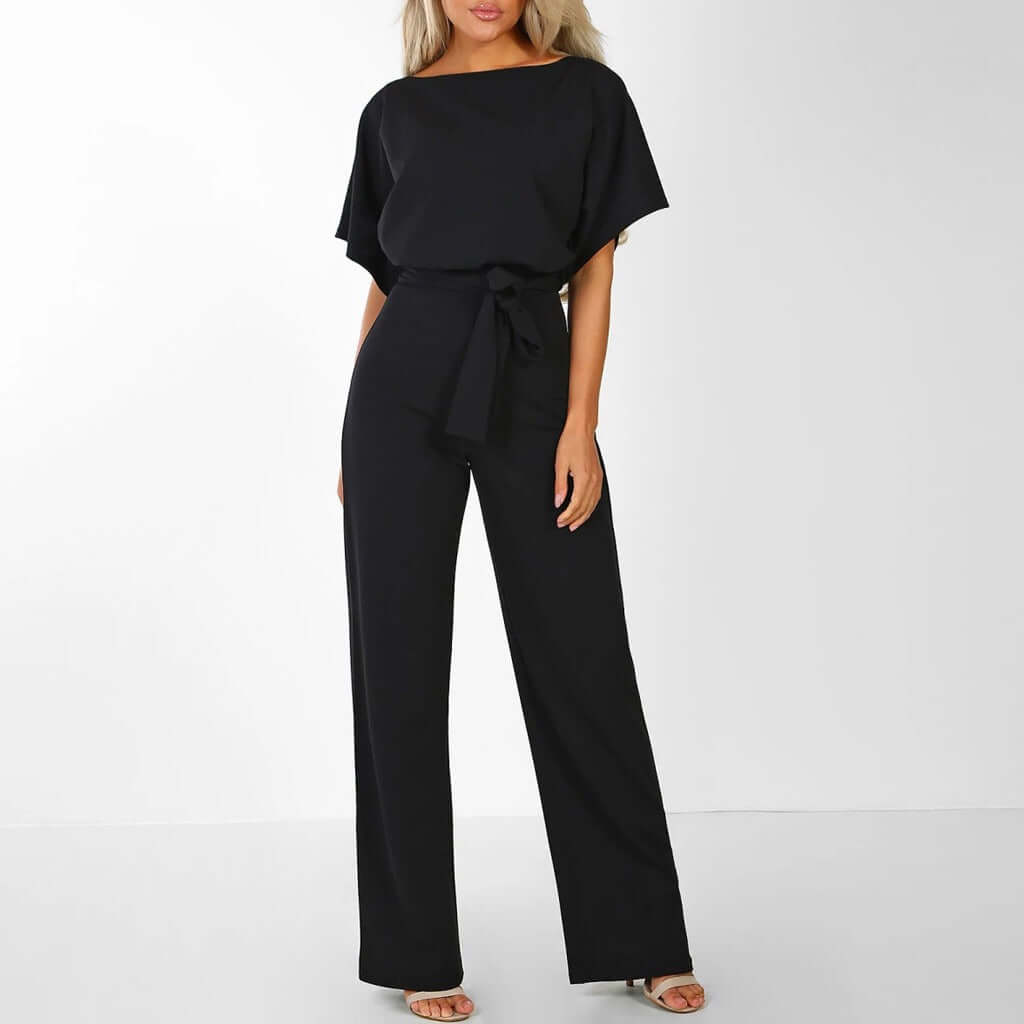 Lottie | Women's Formal Short Sleeve Jumpsuit