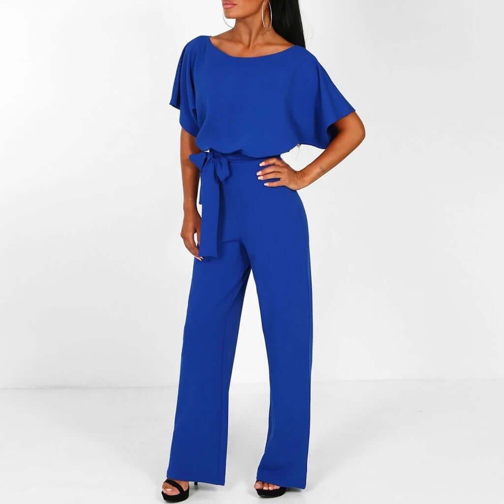 Lottie | Women's Formal Short Sleeve Jumpsuit