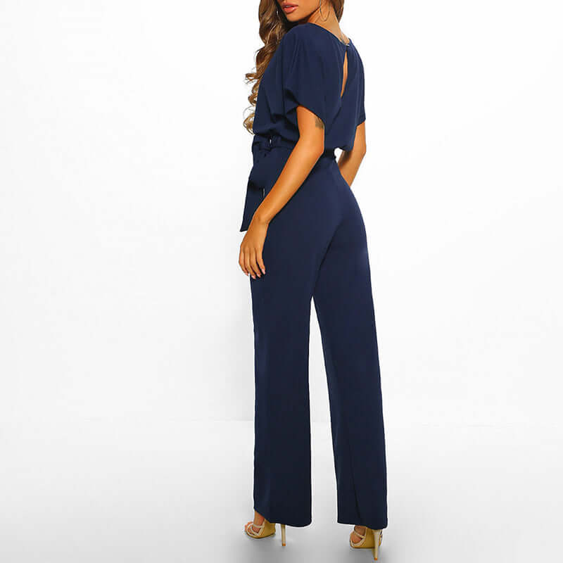 Lottie | Women's Formal Short Sleeve Jumpsuit