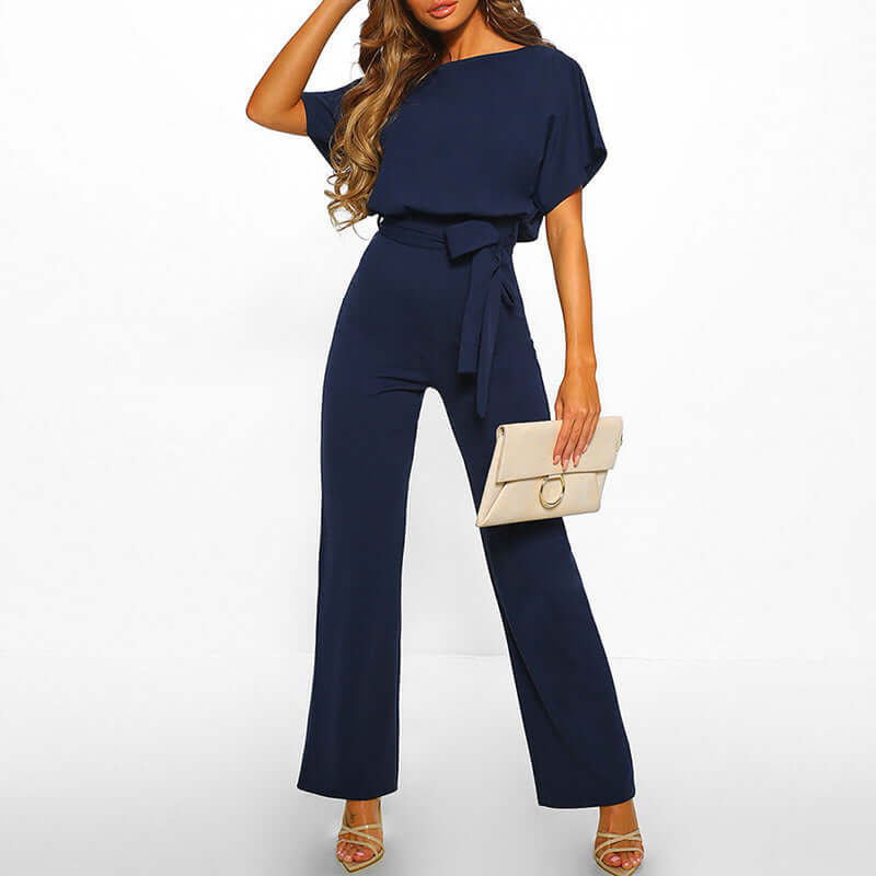 Lottie | Women's Formal Short Sleeve Jumpsuit
