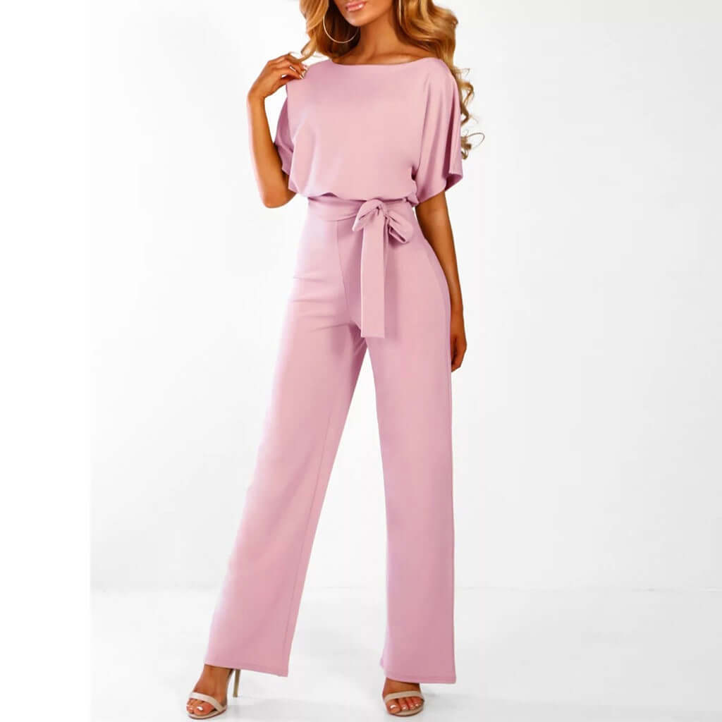 Lottie | Women's Formal Short Sleeve Jumpsuit
