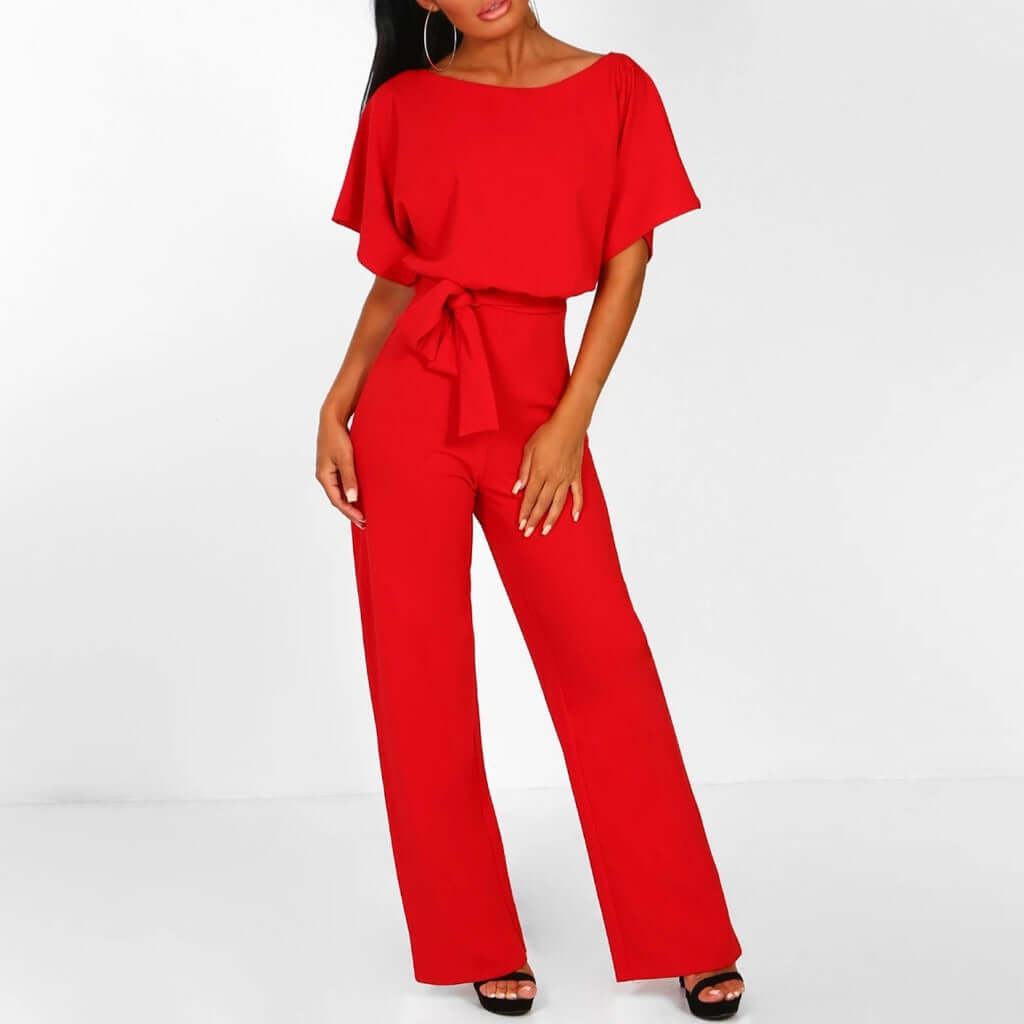 Lottie | Women's Formal Short Sleeve Jumpsuit