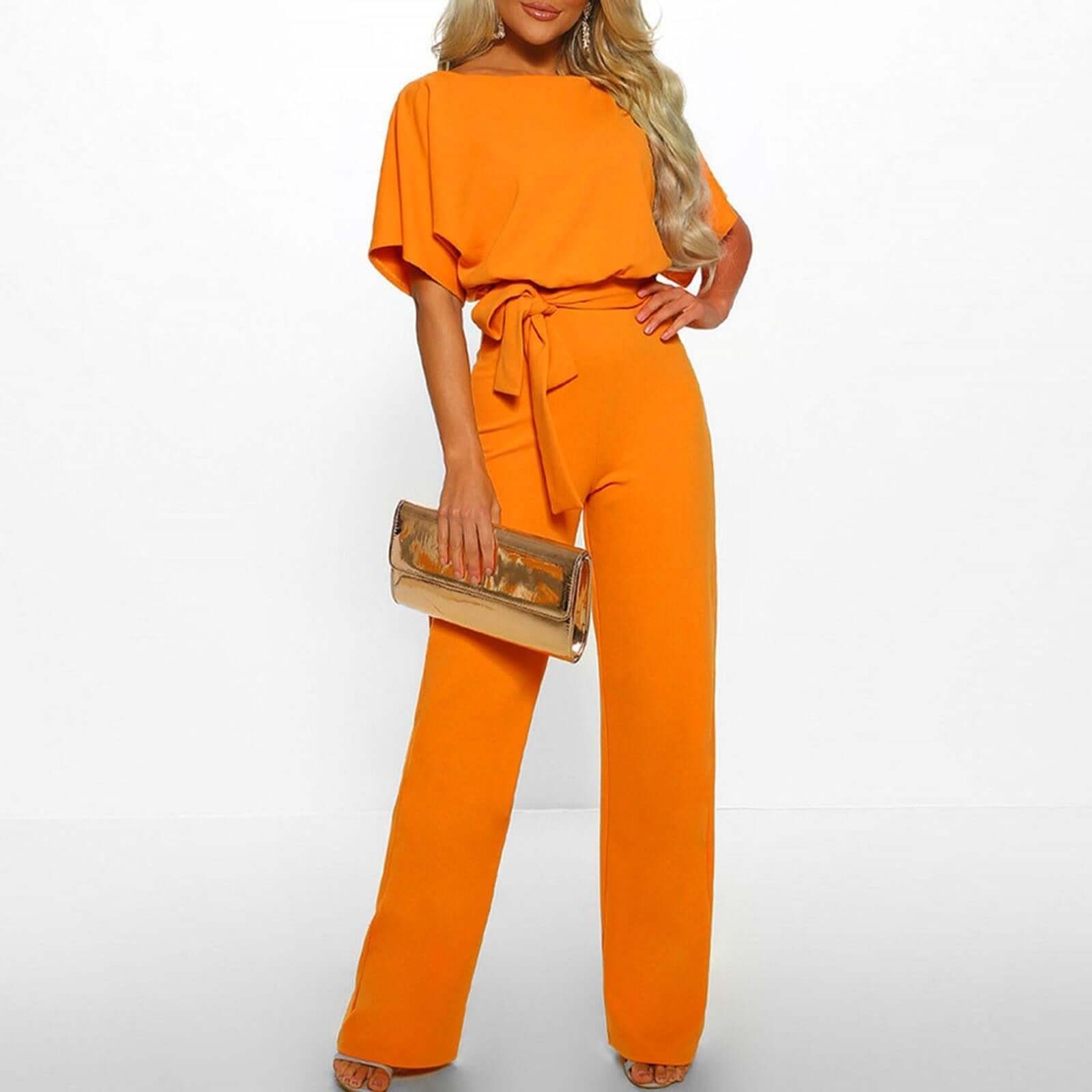Lottie | Women's Formal Short Sleeve Jumpsuit