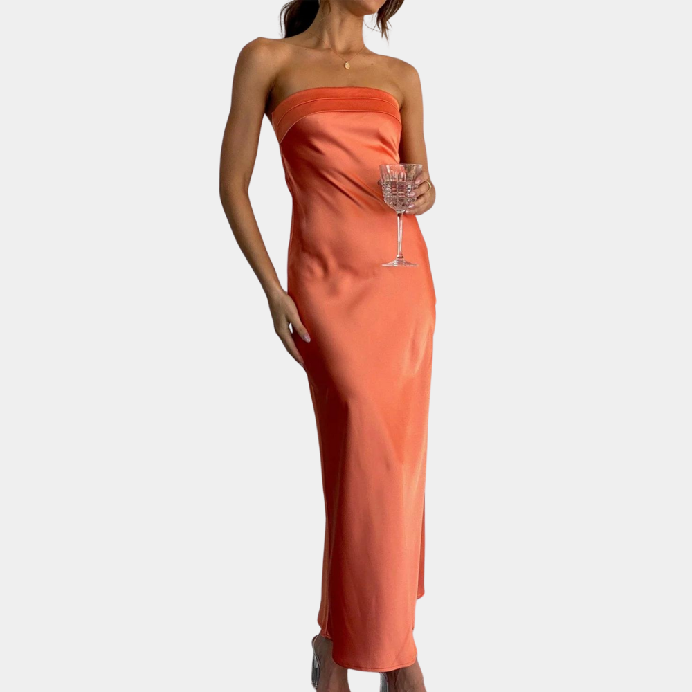 Marjorie | Women's Slip Cocktail Dress | Maxi