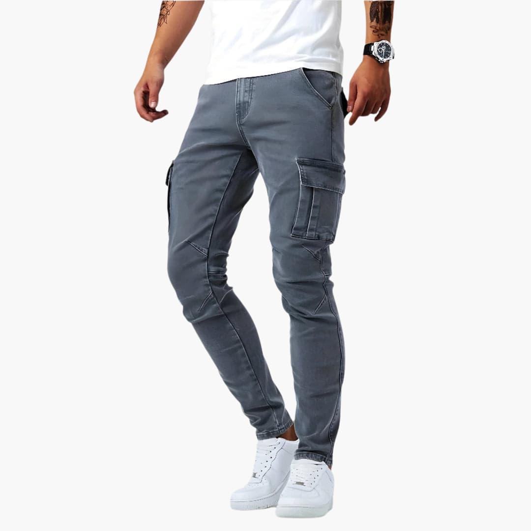 Oliver | Men's Flexible Cargo Trousers | Multi-Pocket