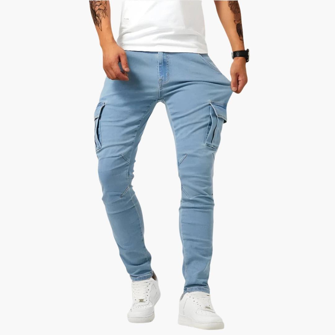 Oliver | Men's Flexible Cargo Trousers | Multi-Pocket