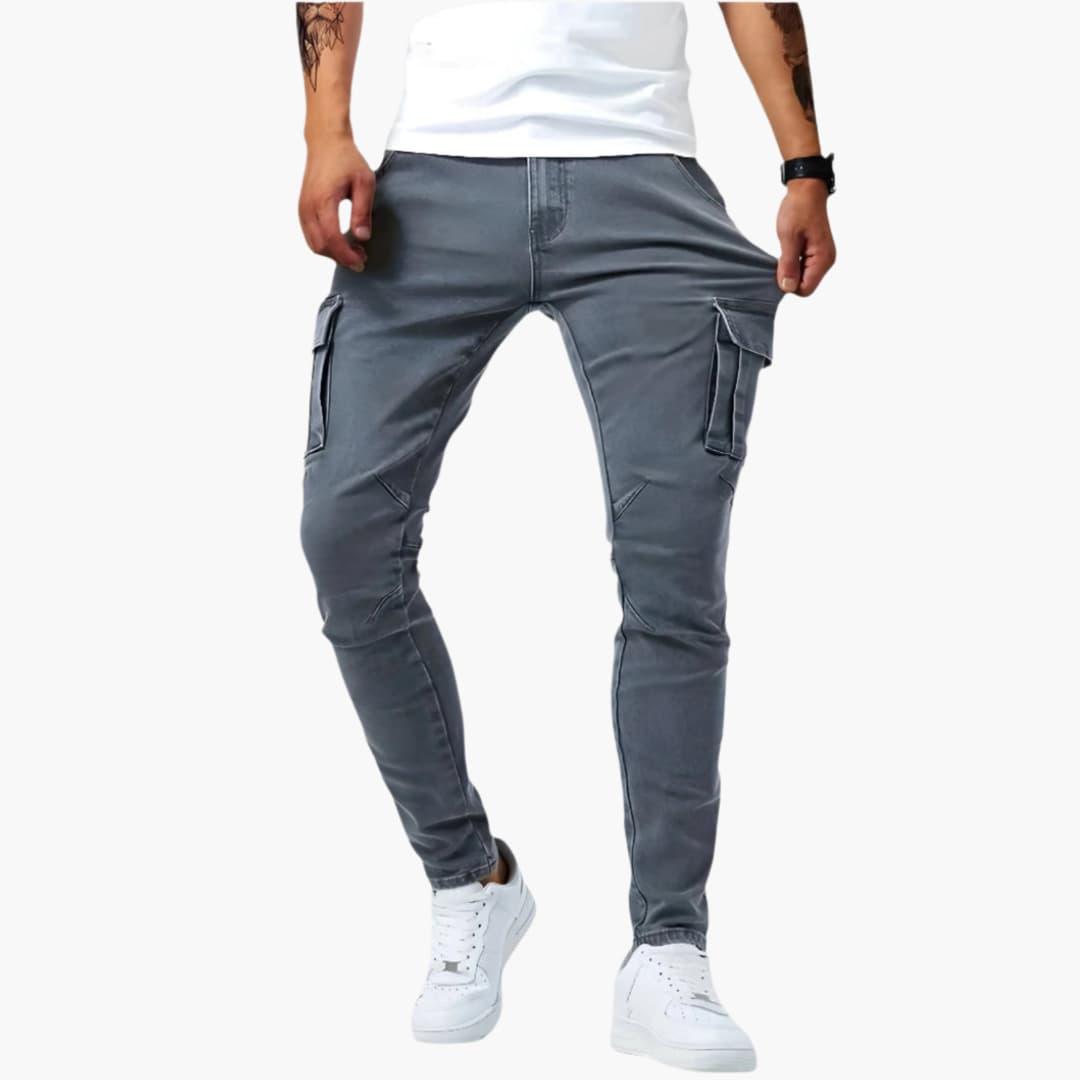 Oliver | Men's Flexible Cargo Trousers | Multi-Pocket