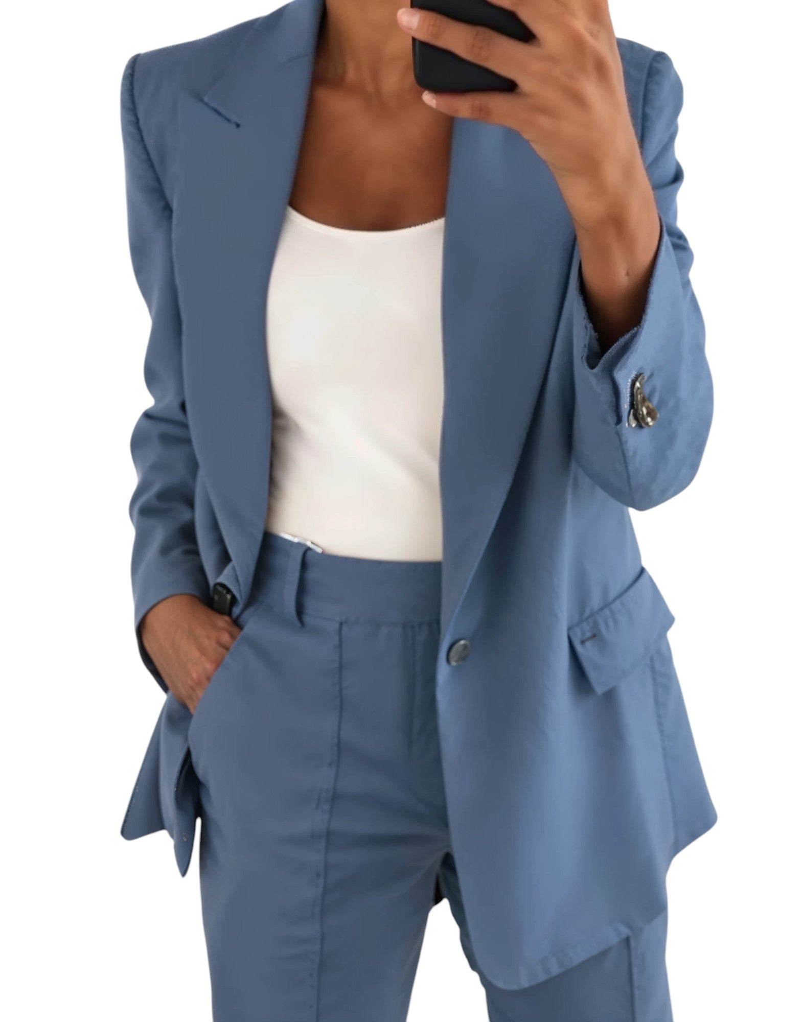 Olivia's Oversized Blazer and Trousers Set with Tailored Fit