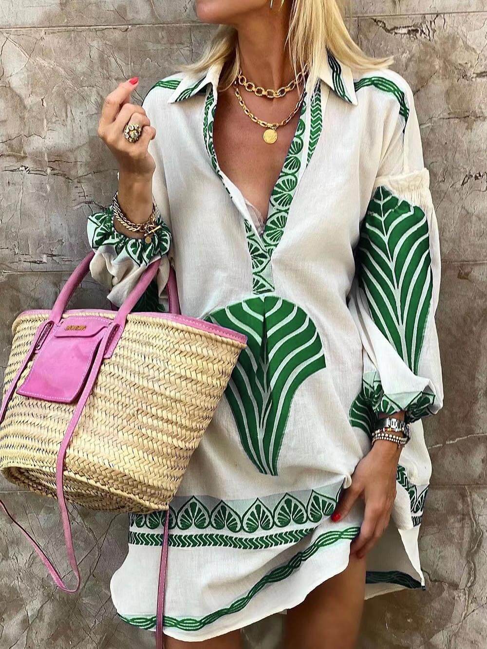 Rhea | Women's Shirt Summer Dress | Mini