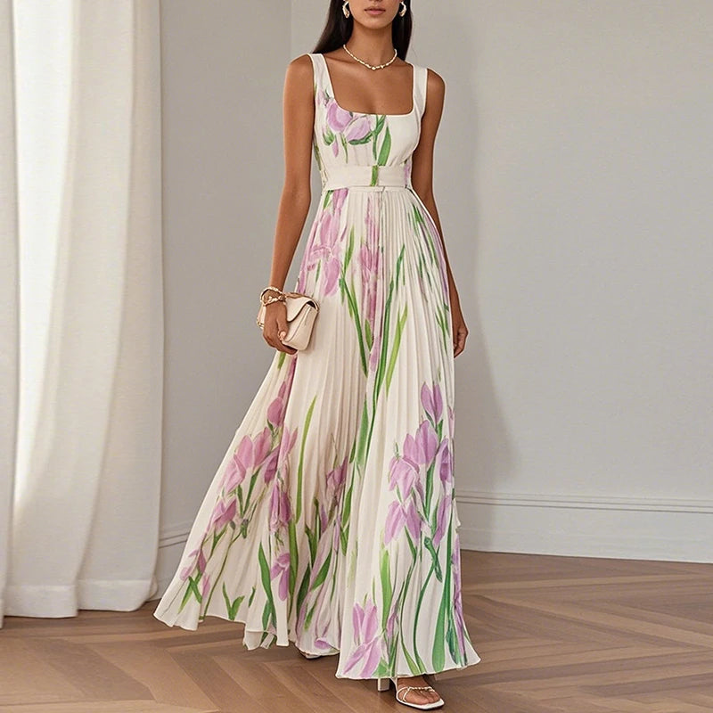 Saela | Women's Floral Summer Dress | Maxi
