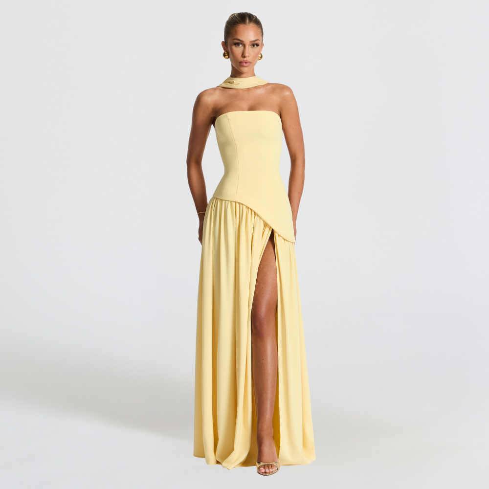 Solene | Women's Formal Wedding Guest Dress | Maxi