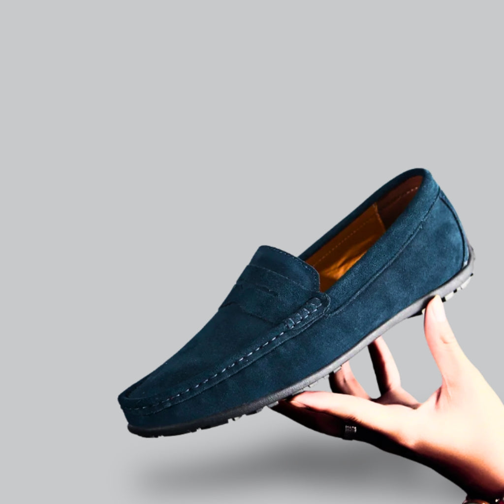 Steven's Classic Men's Loafers with Soft Suede and Comfortable Fit