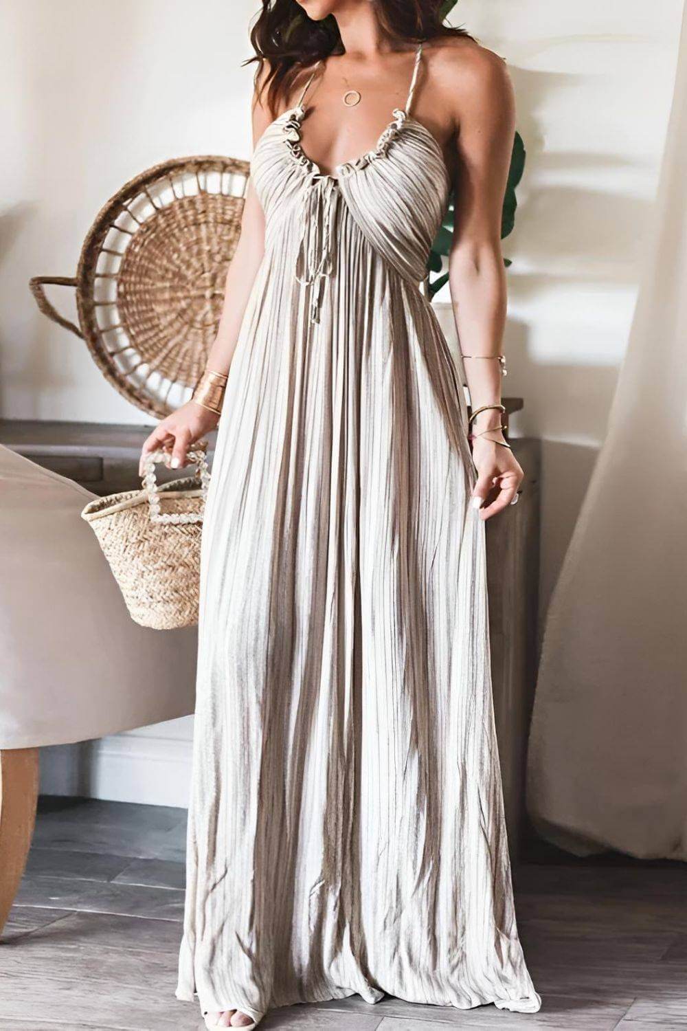 Tina | Women's Backless Evening Dress | Maxi