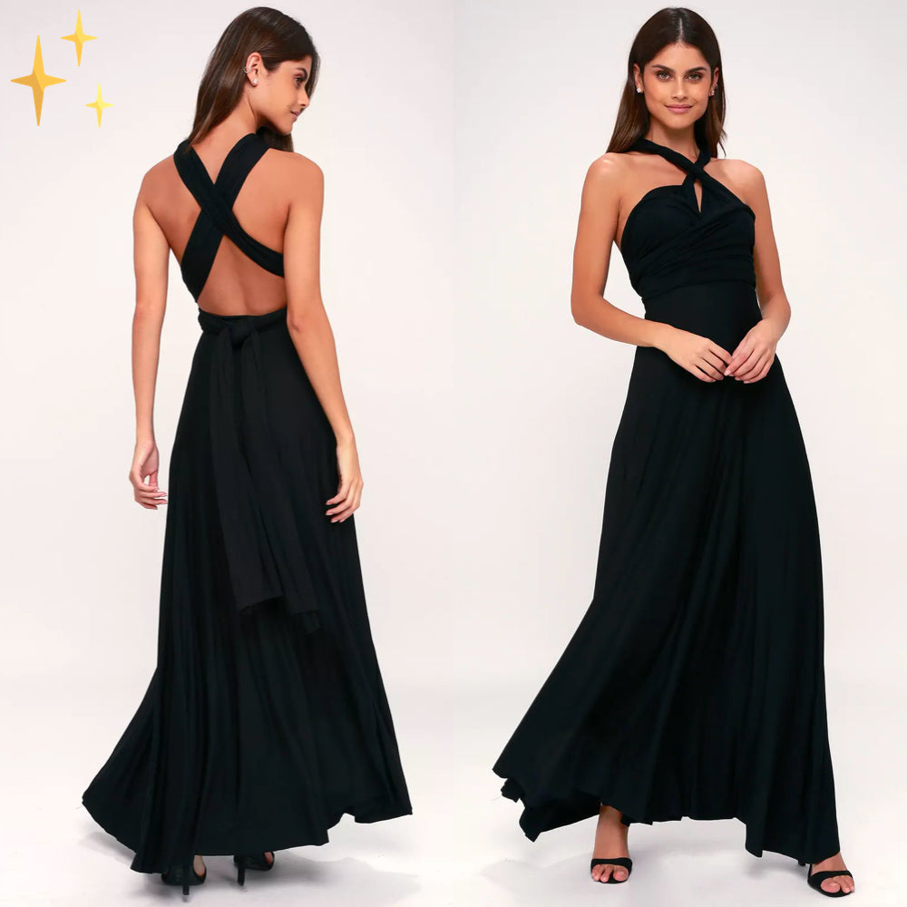 Victoria's Convertible Infinity Gown with Multi-Way Straps