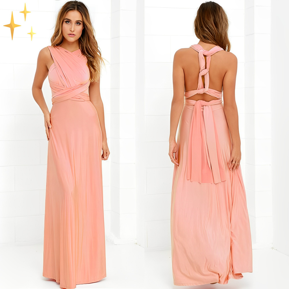 Victoria's Convertible Infinity Gown with Multi-Way Straps