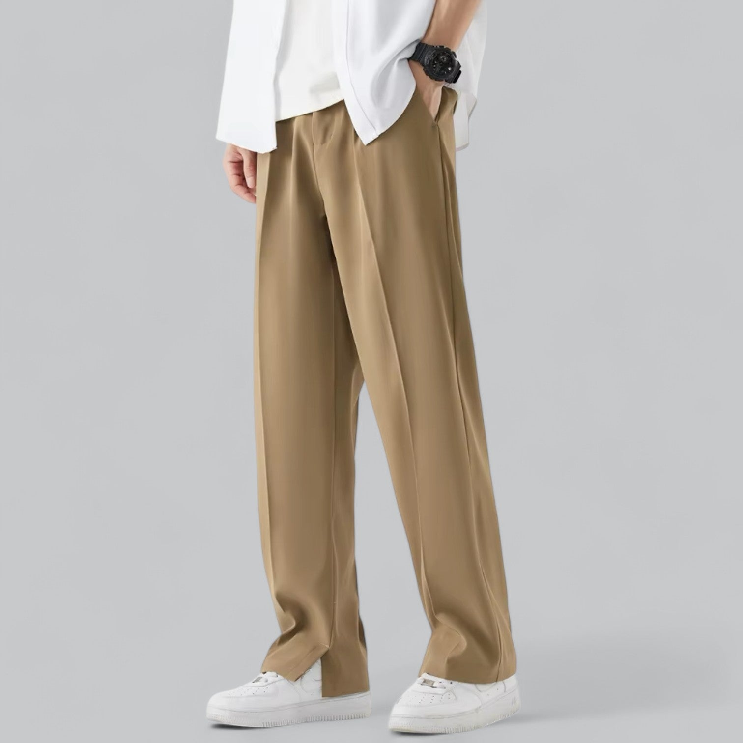 Vincent's Casual Drawstring Trousers with Relaxed Fit