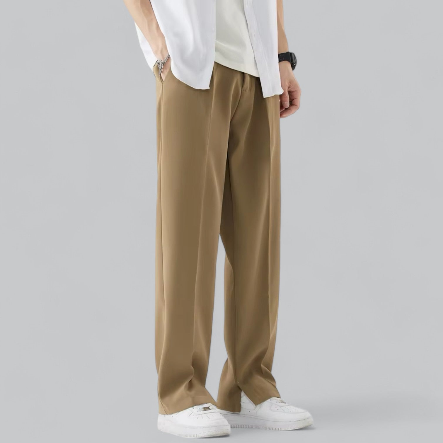 Vincent's Casual Drawstring Trousers with Relaxed Fit