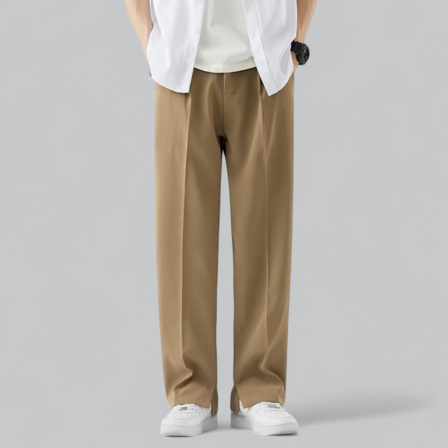 Vincent's Casual Drawstring Trousers with Relaxed Fit