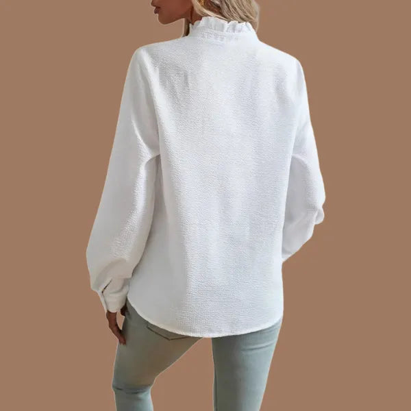 Ruth's Relaxed Fit Button-Down Shirt with Rolled Sleeves