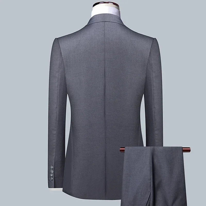 Adrian | Men's Tailored Three-Piece Business Suit