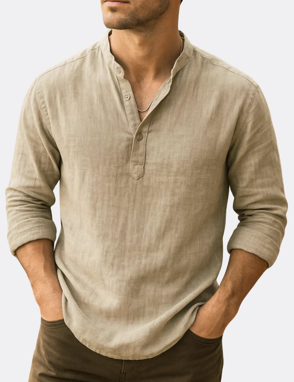 Adrian's Relaxed Linen Shirt for Lightweight Comfort