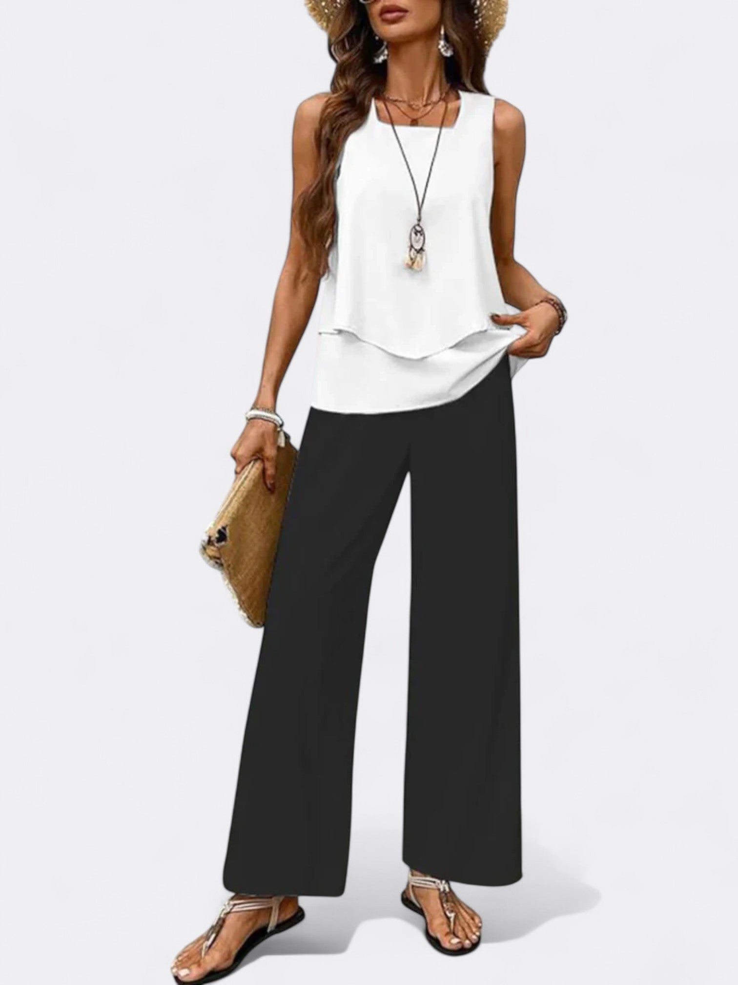 Aella's Lightweight Two-Piece Summer Set with Relaxed Fit