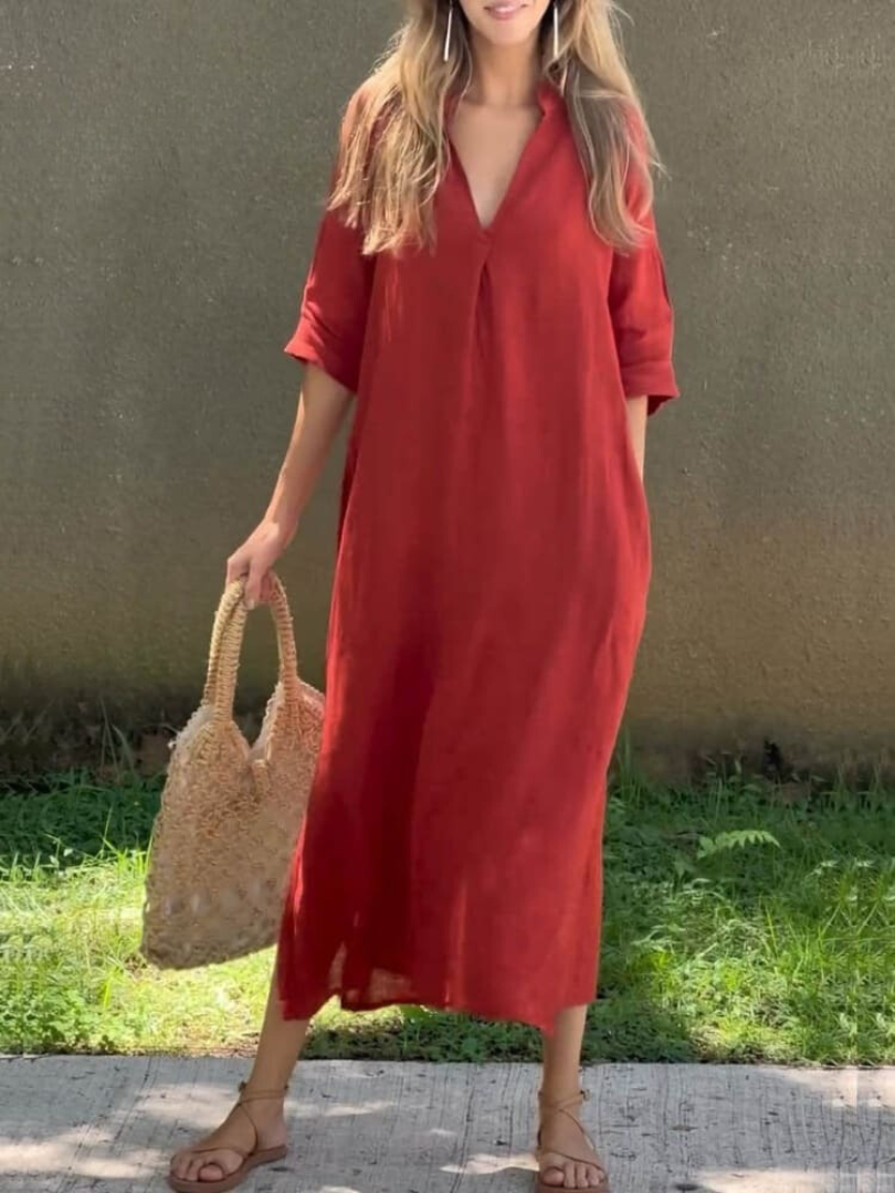 Alani | Women’s Summer Shirt Dress | Maxi