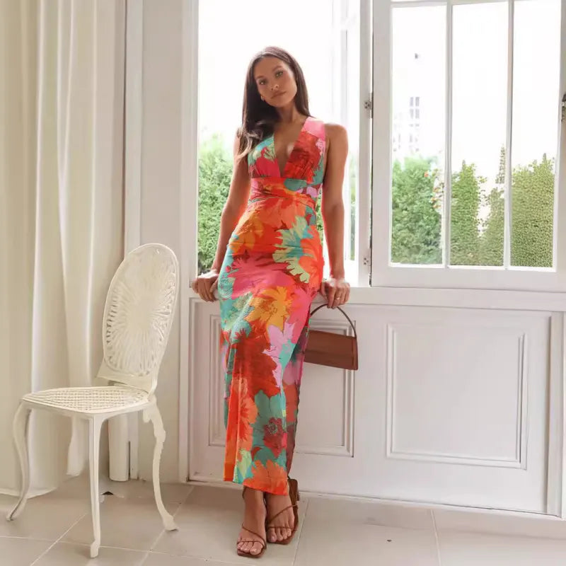 Alexandra | Women's Floral Summer Dress | Midi