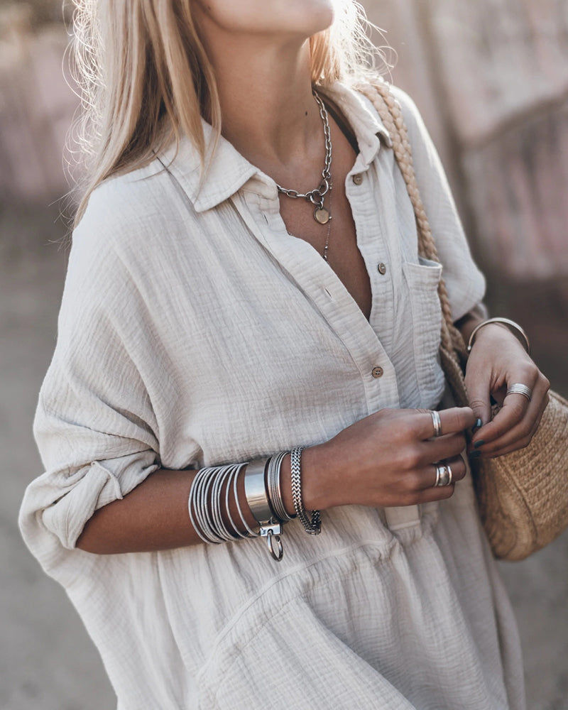 Allegra | Women's Summer Beach Shirt Dress