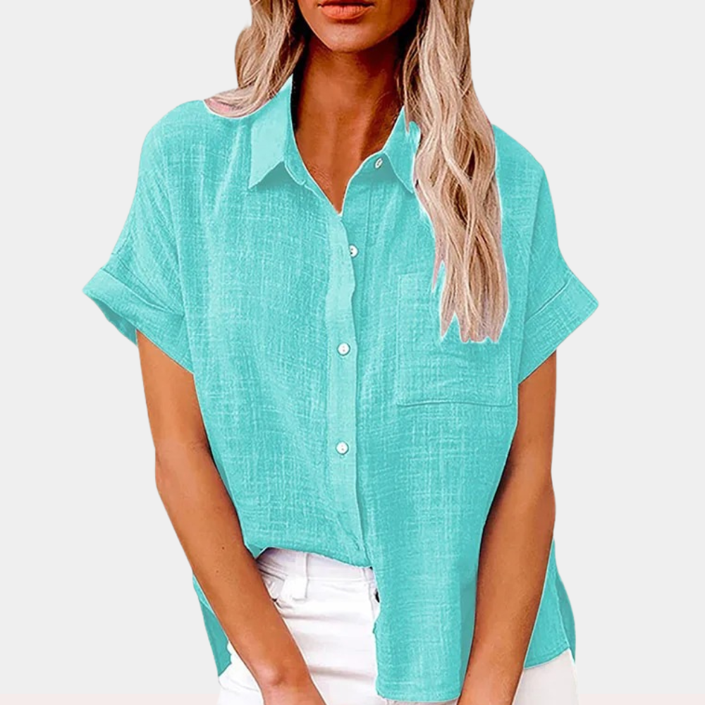 Amelie | Women's Summer Short Sleeve Casual Shirt