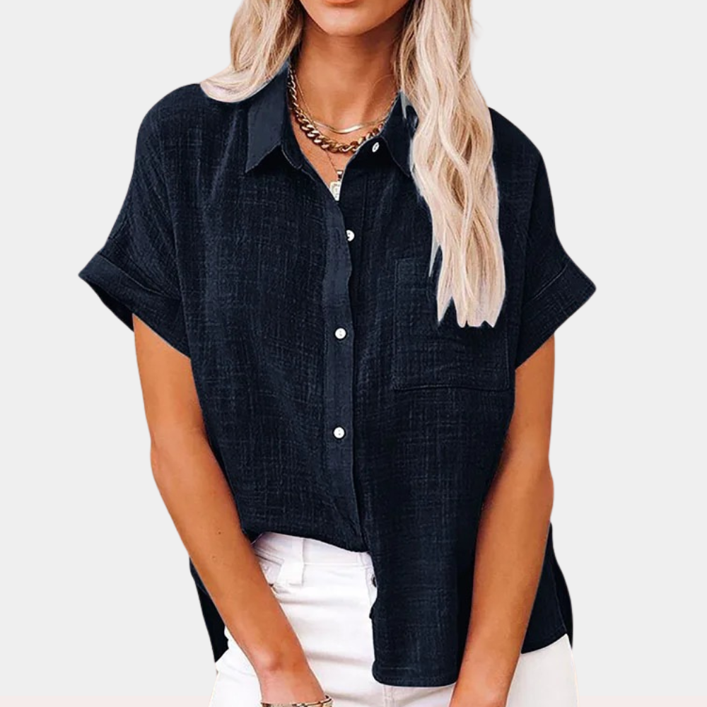 Amelie | Women's Summer Short Sleeve Casual Shirt