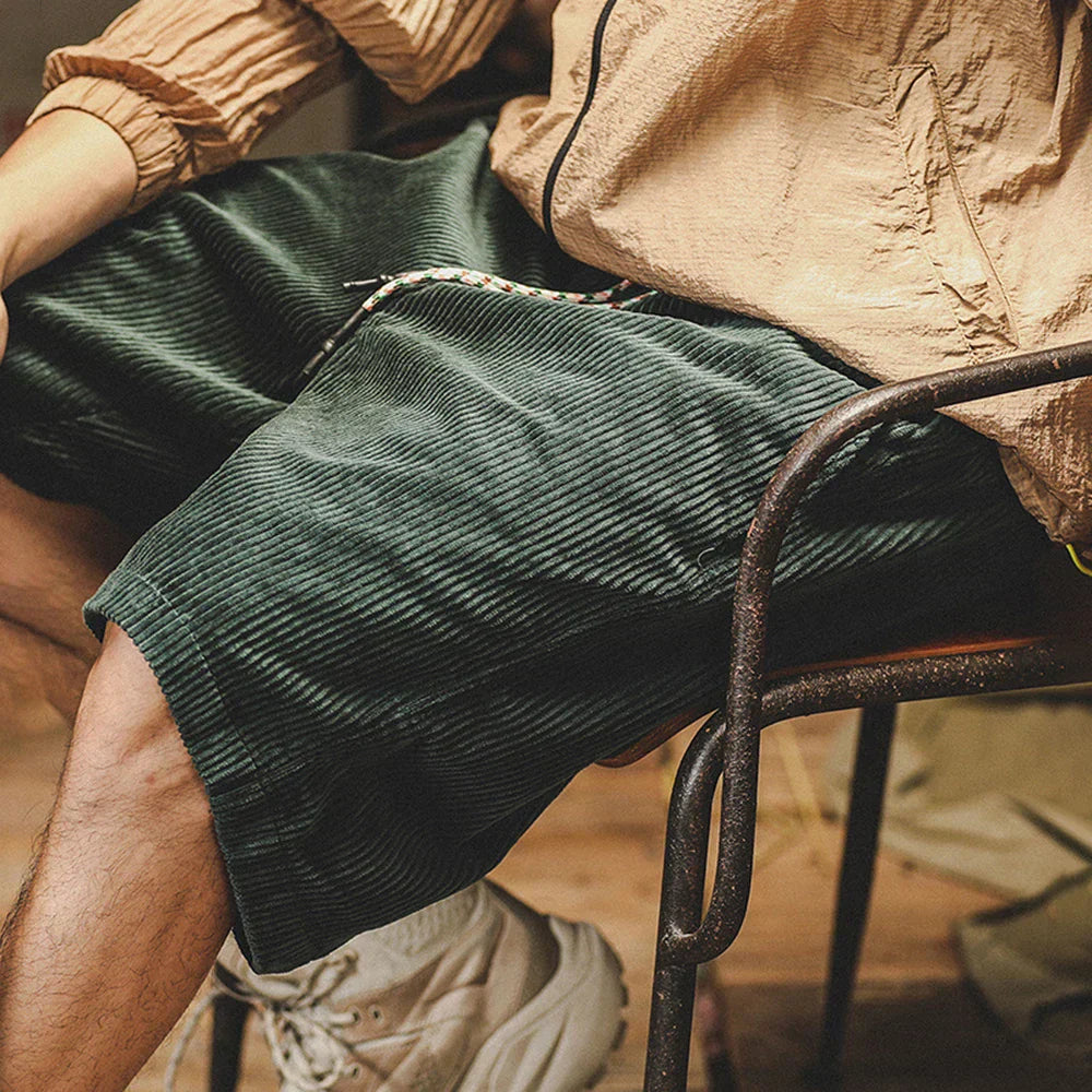 Atticus | Men's Casual Adjustable Cord Shorts | Summer