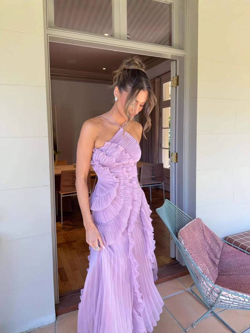 Cassandra | Women's Ruffle Evening Dress | Maxi