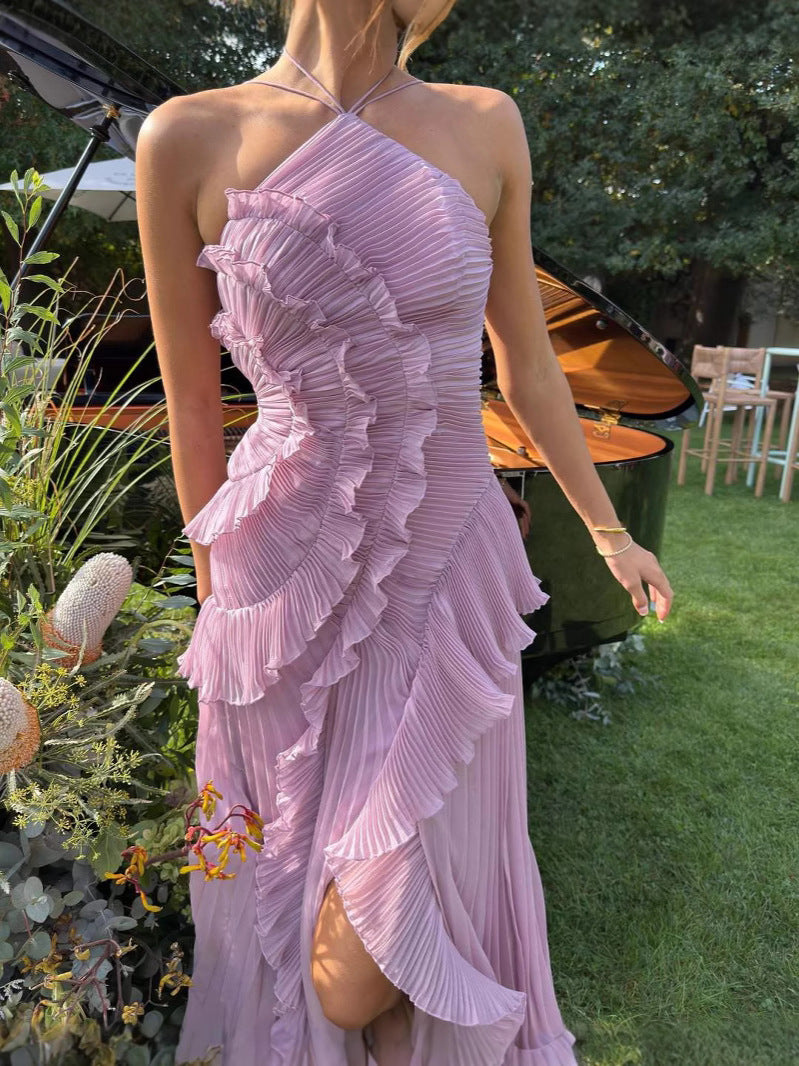 Cassandra | Women's Ruffle Evening Dress | Maxi