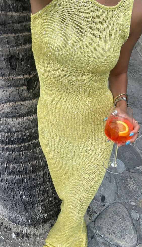 Celine | Women's Sparkly Sequin Dress | Maxi