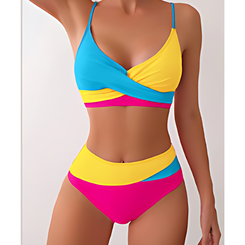 Women’s High-Waisted Summer Bikini Set