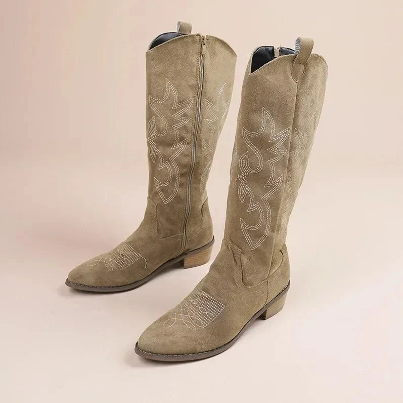 Dakota | Women's Knee High Boots | Cowboy