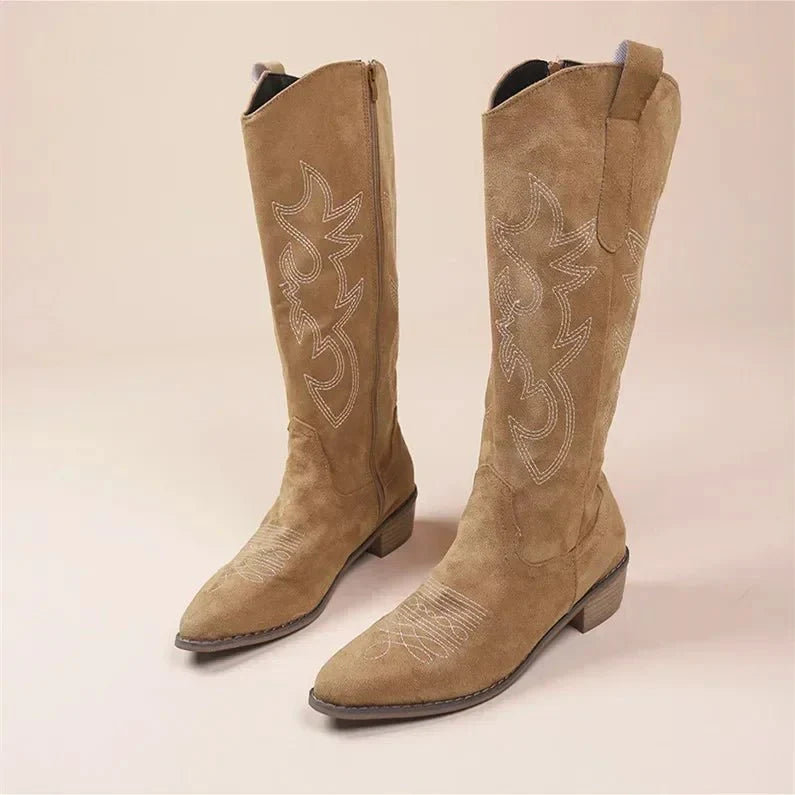Dakota | Women's Knee High Boots | Cowboy