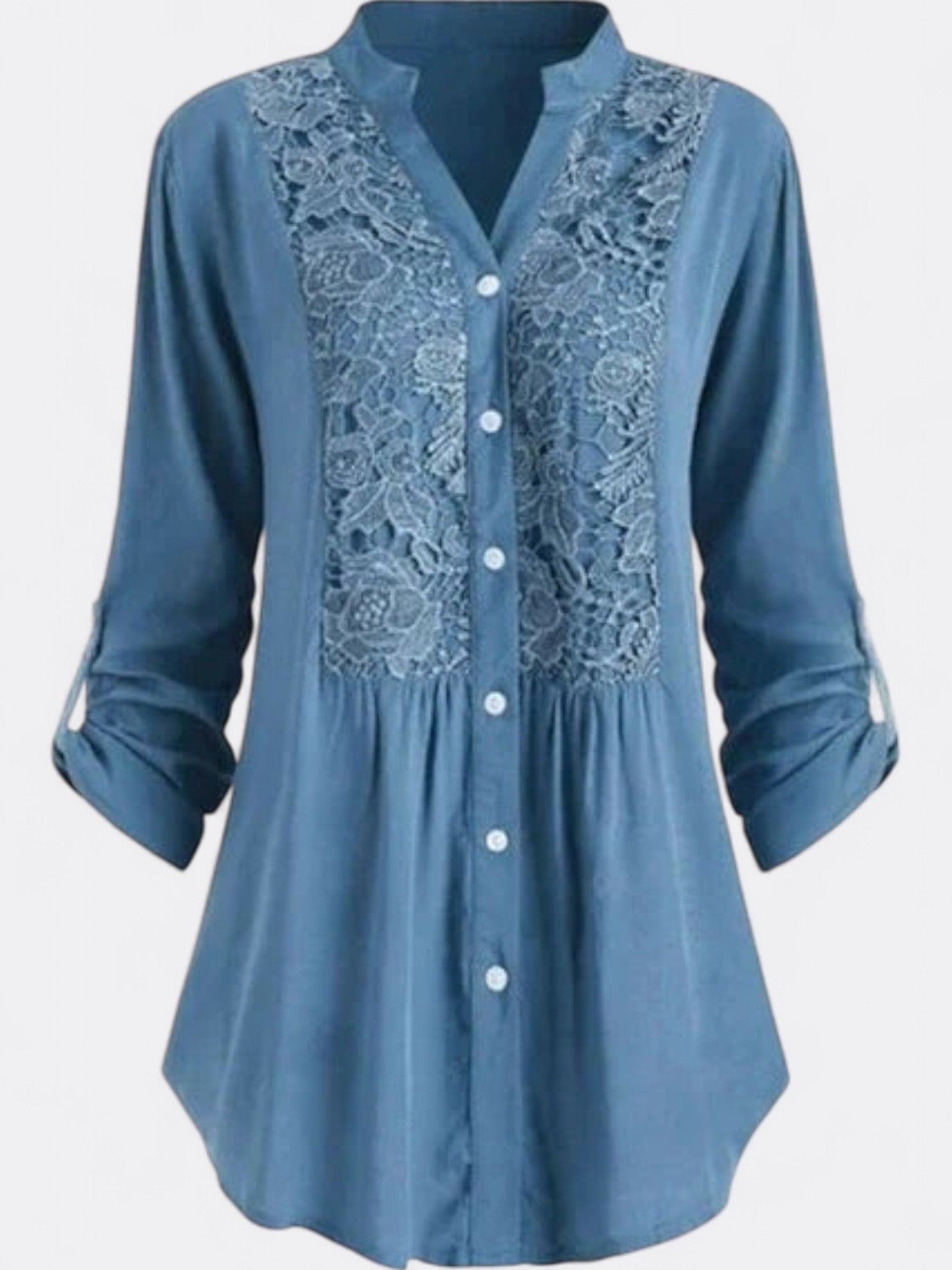 Darcy | Long Button-Down Blouse with Flattering Silhouette