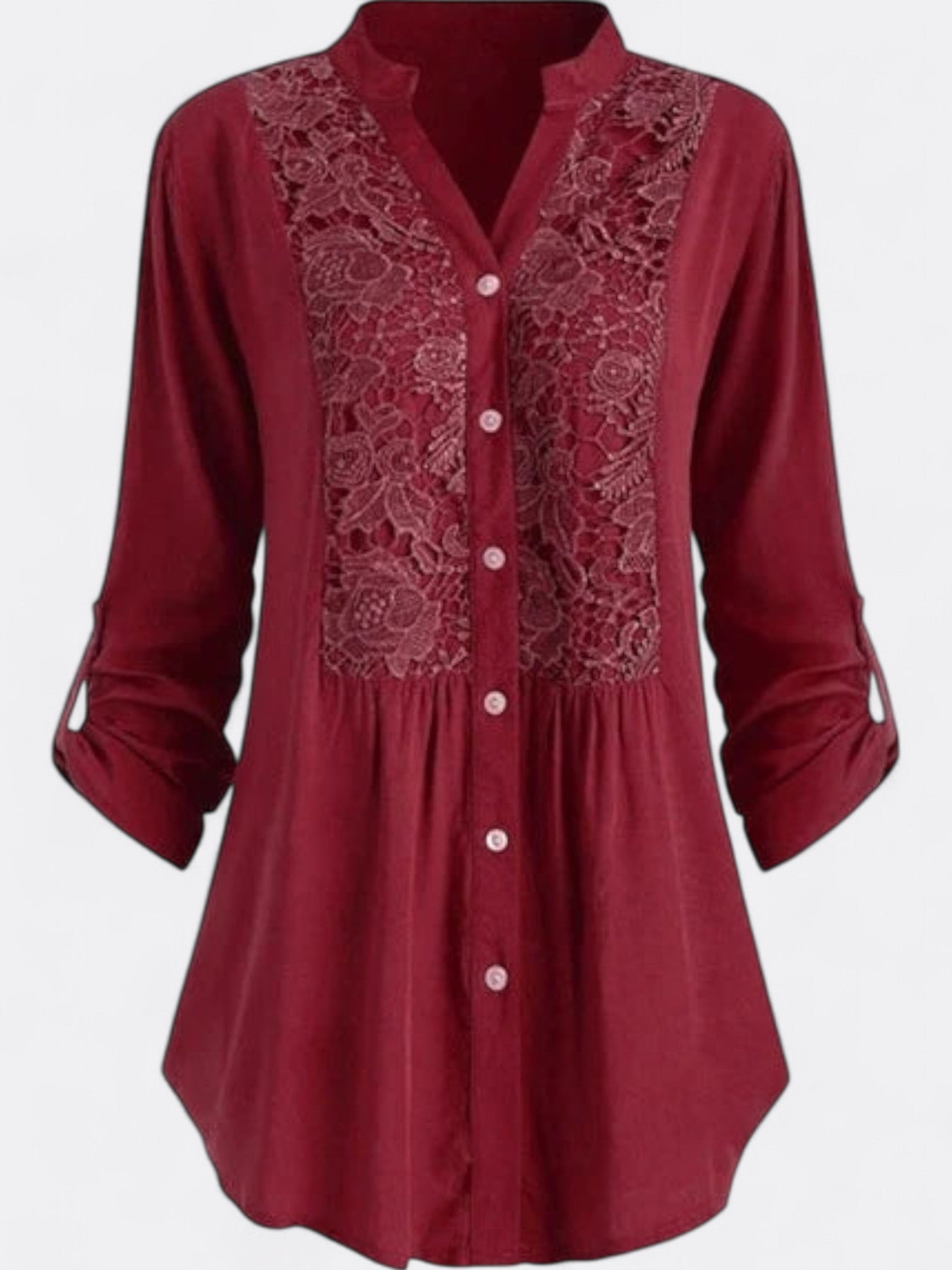 Darcy | Long Button-Down Blouse with Flattering Silhouette