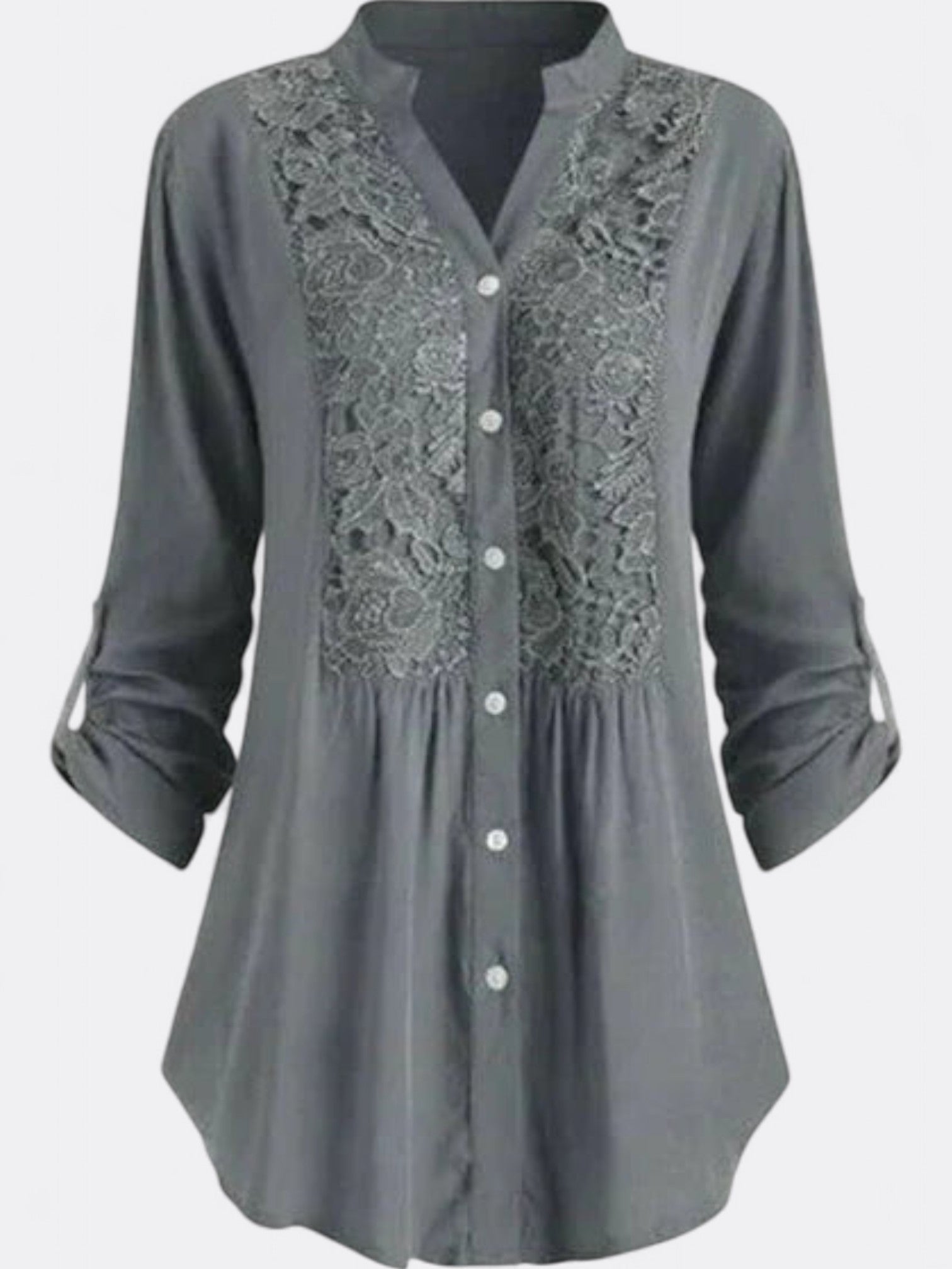 Darcy | Long Button-Down Blouse with Flattering Silhouette