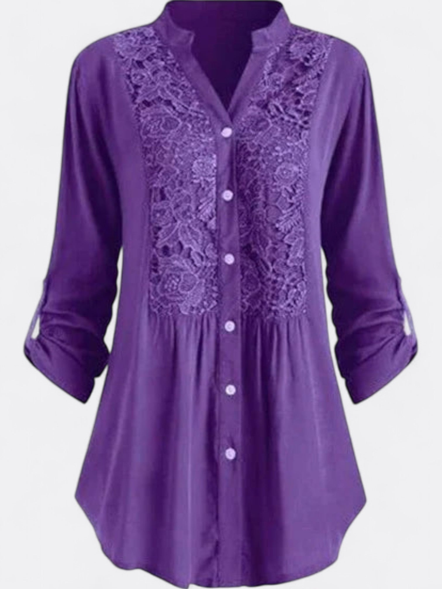 Darcy | Long Button-Down Blouse with Flattering Silhouette