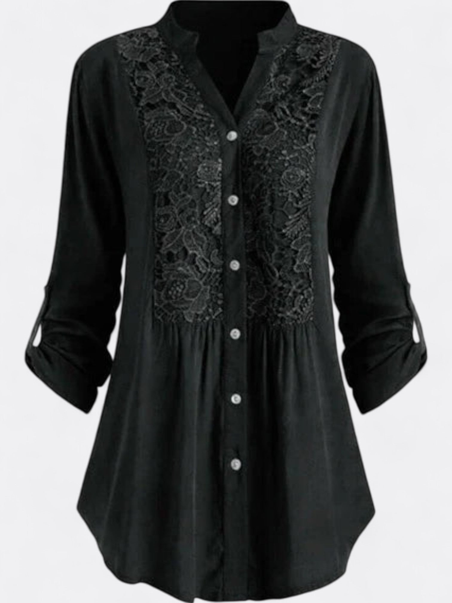 Darcy | Long Button-Down Blouse with Flattering Silhouette