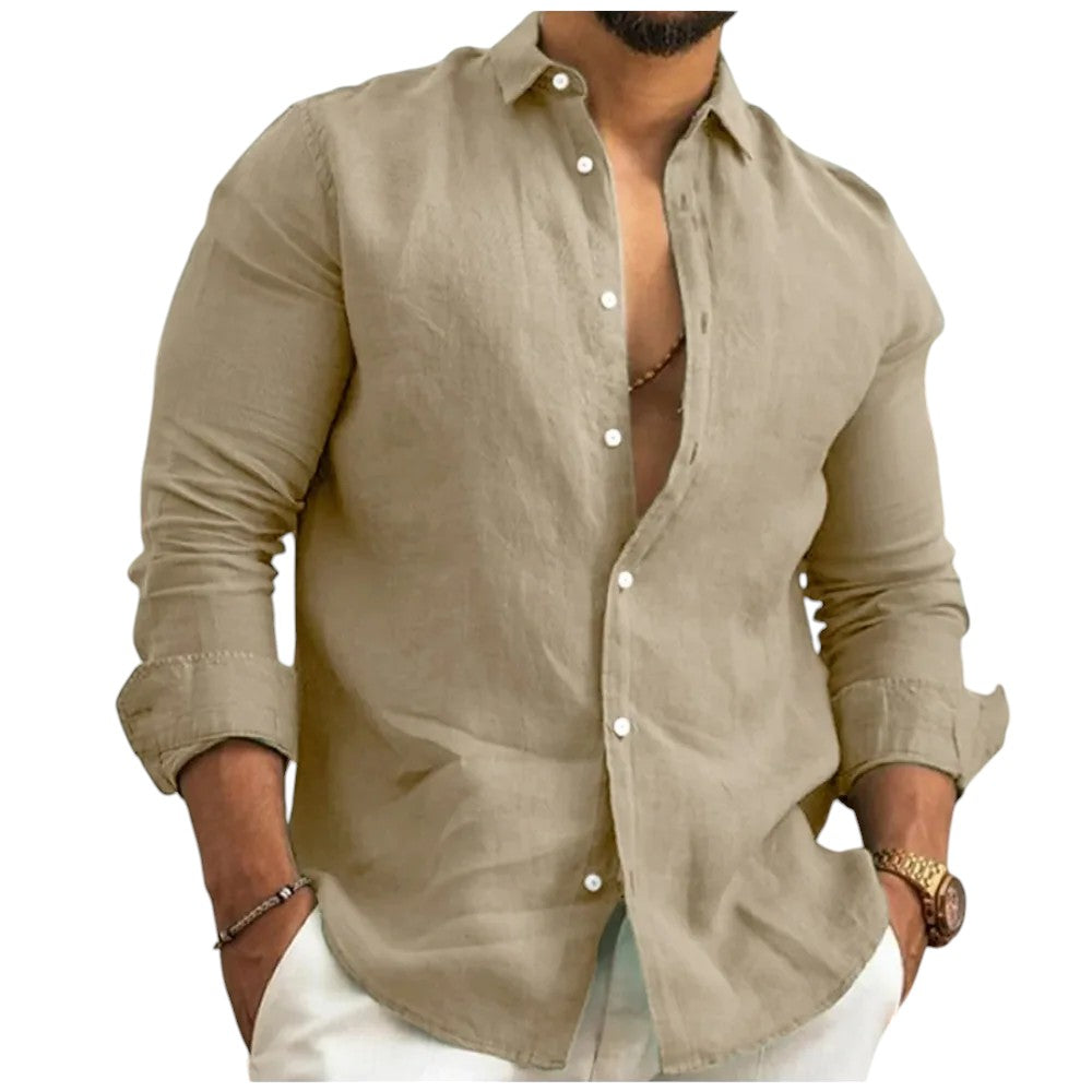 Dorian | Men's Summer Long Sleeve Casual Shirt