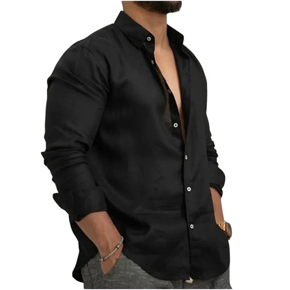 Dorian | Men's Summer Long Sleeve Casual Shirt