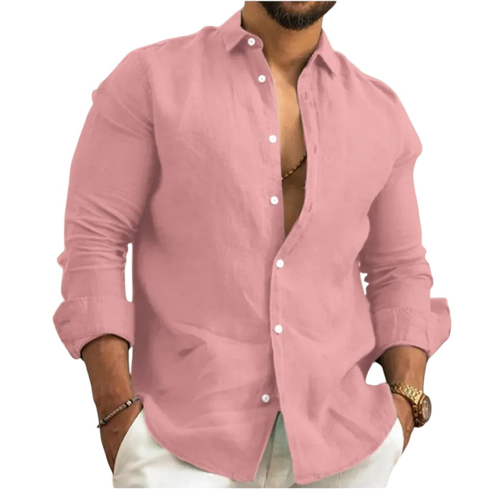 Dorian | Men's Summer Long Sleeve Casual Shirt