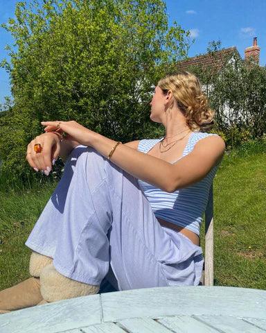 Eira | Women's Comfortable Relaxed Lounge Trousers | Elastic Waist