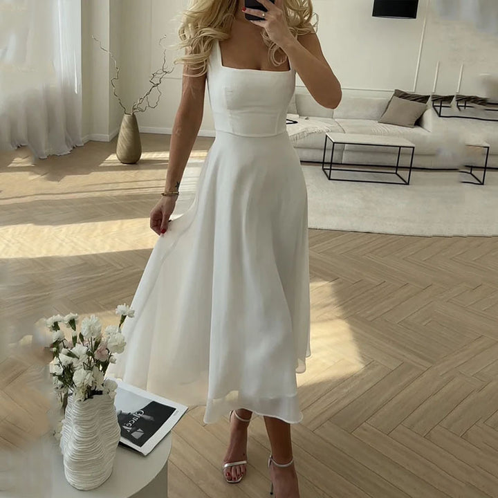 Elodi | Women's Fit and Flare Summer Dress | Midi